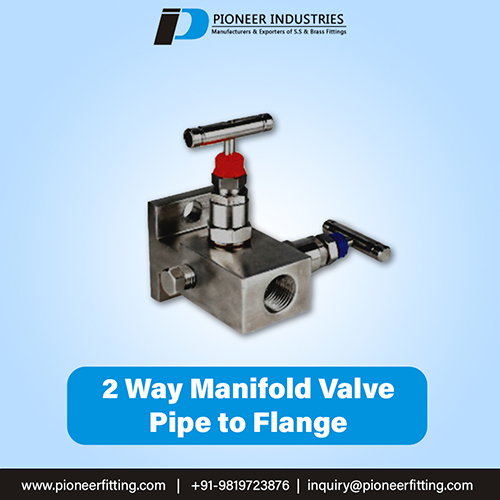 H Type 2 way Manifolds Valves pipe to flange (H Type)