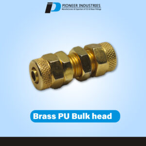 Brass PU Bulkhead