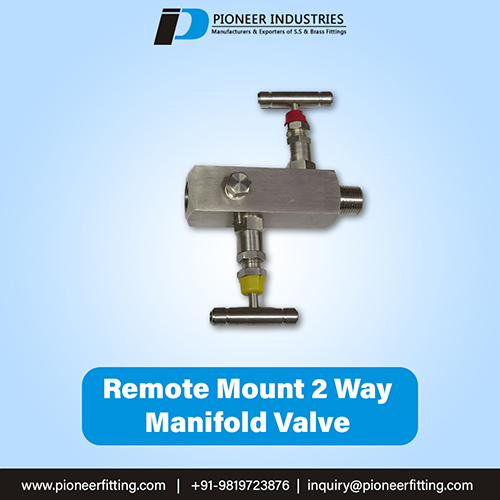 Remote Mount 2-way manifold valves