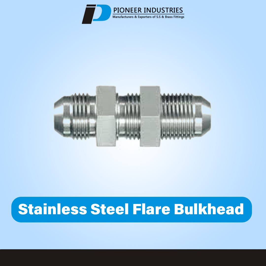 Stainless Steel Flare Bulkhead Female Connector