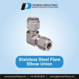 Stainless Steel Flare Elbow Union
