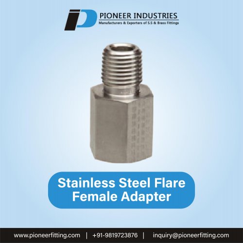 Stainless Steel Flare Female Adapter 1