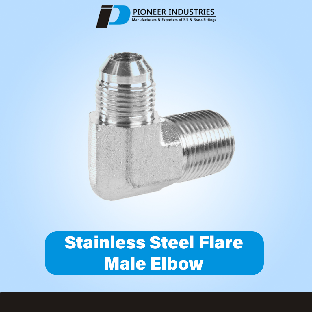 Stainless Steel Flare Male Elbow