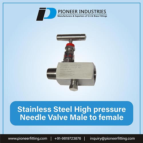 Stainless Steel High Pressure Needle Valve Female to Female