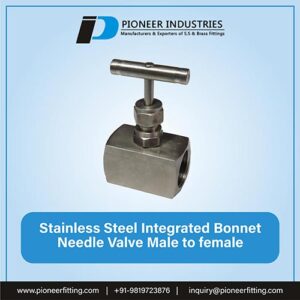 Stainless Steel Integrated Bonnet Needle Valve Male to Female