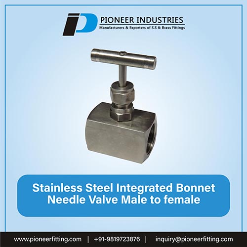 Stainless Steel Integrated Bonnet Needle Valve Male to Female