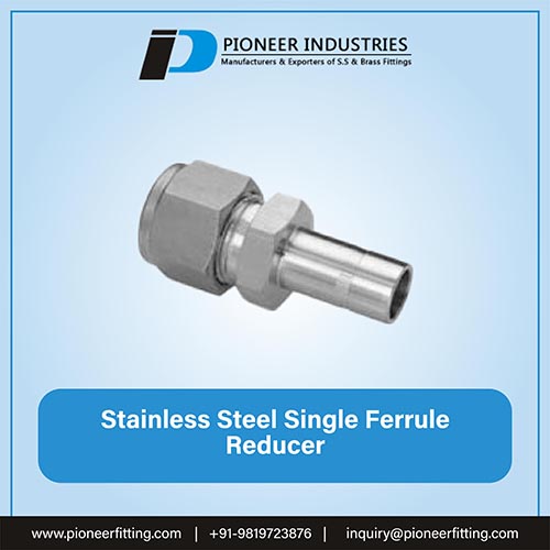 Stainless Steel Single Ferrule Male Pipe Weld Connector